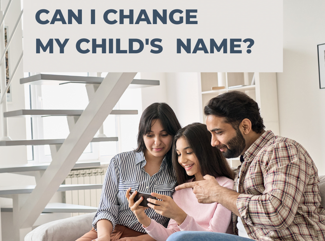 Can I Change My Child’s Name?