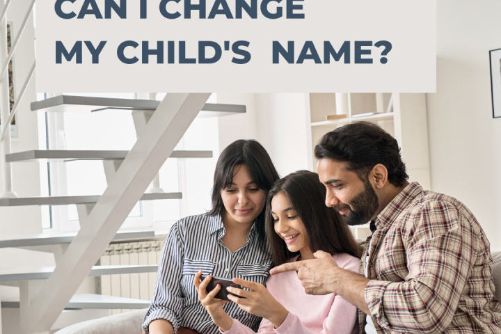 Can I Change My Child’s Name?