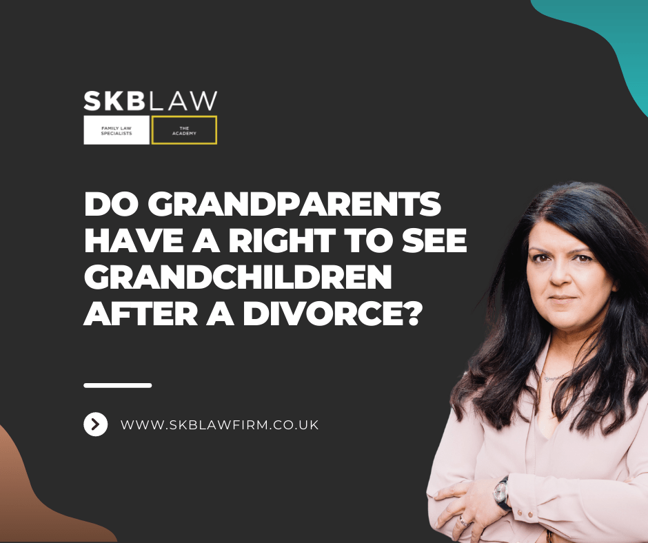 Do grandparents have a right to see grandchildren after a divorce?
